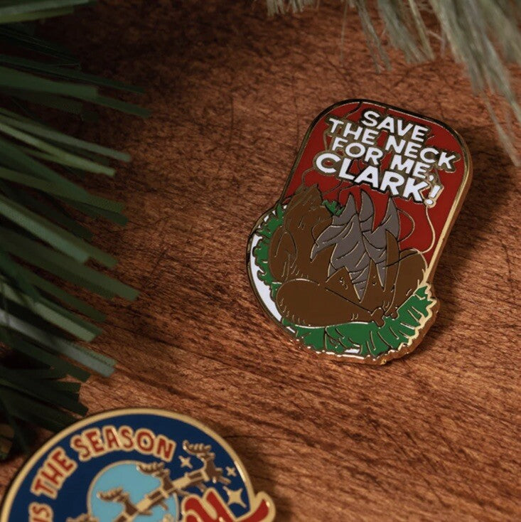 National Lampoon's Christmas Vacation Enamel Pin Badges X2 - New 1.1 Rare1
