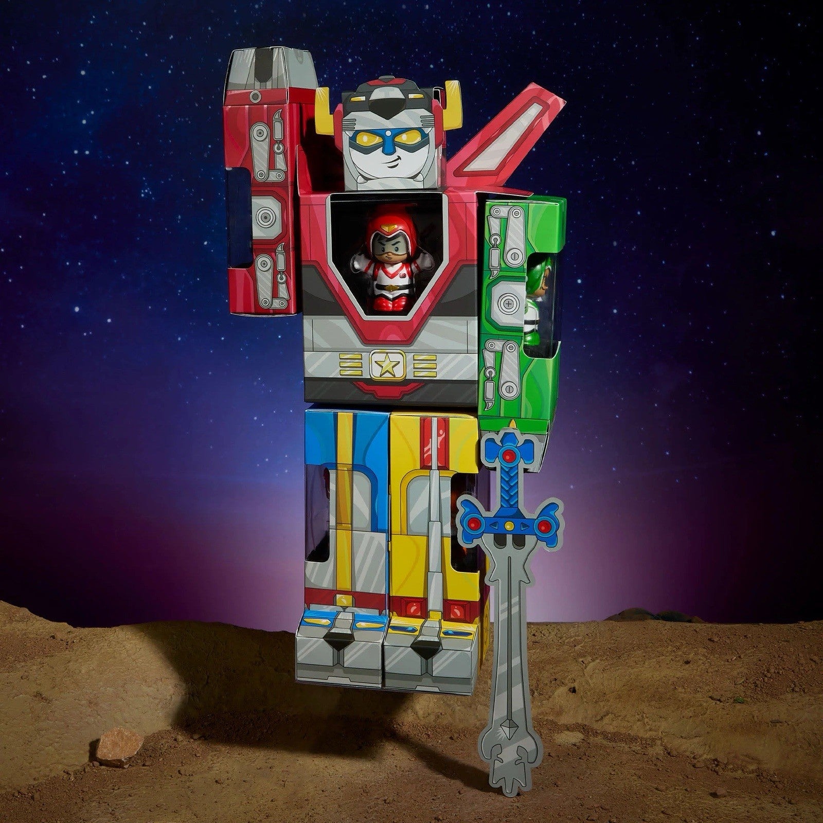 Little People Collector - Voltron 40th Anniversary Gold Label Set In Stk