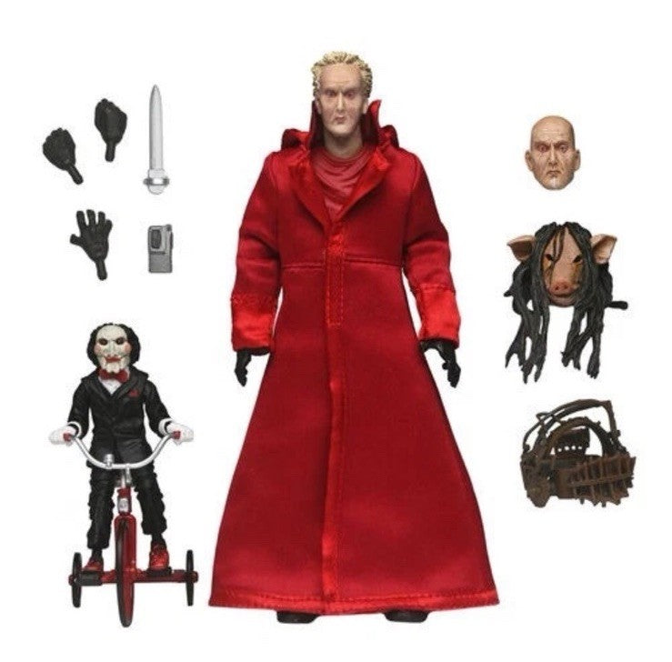 Official Neca ULTIMATE SAW JIGSAW KILLER (Red Robe version) 7" inch fig In Stk