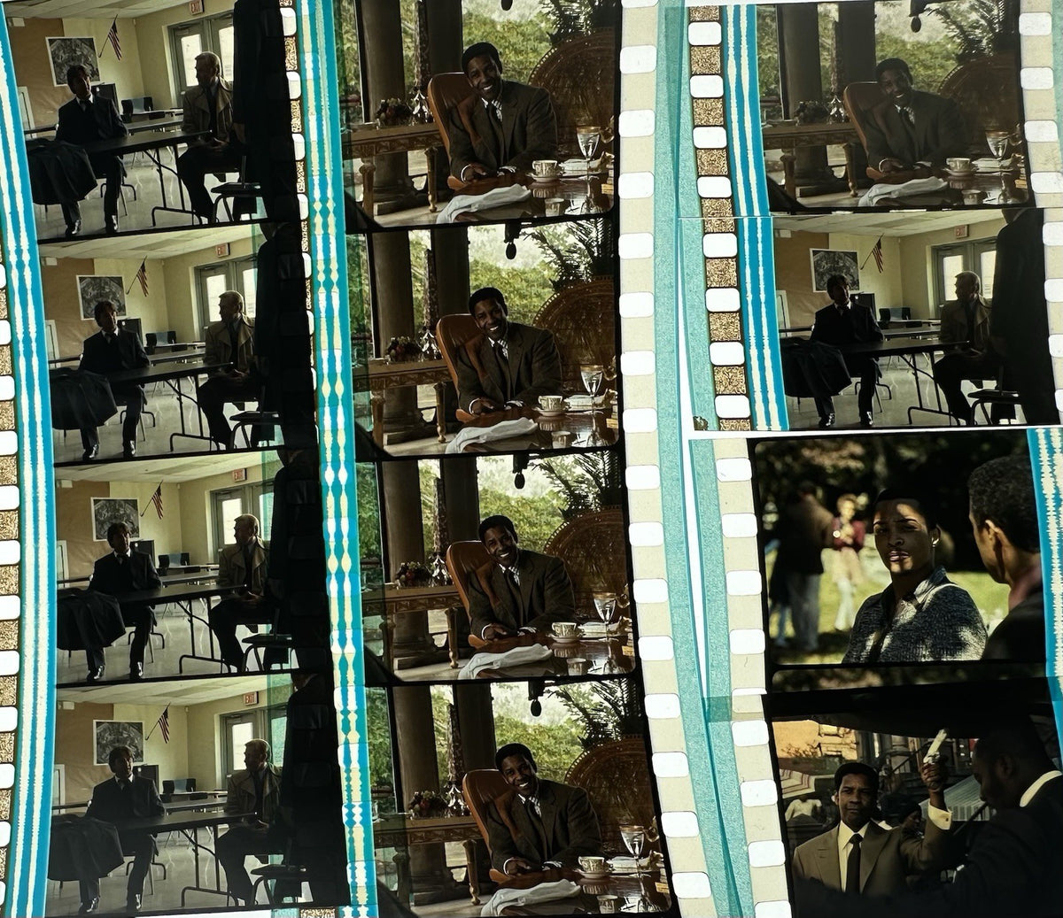AMERICAN GANGSTER 2007 25x Original 35mm Film Cell Memorabilia Washington3