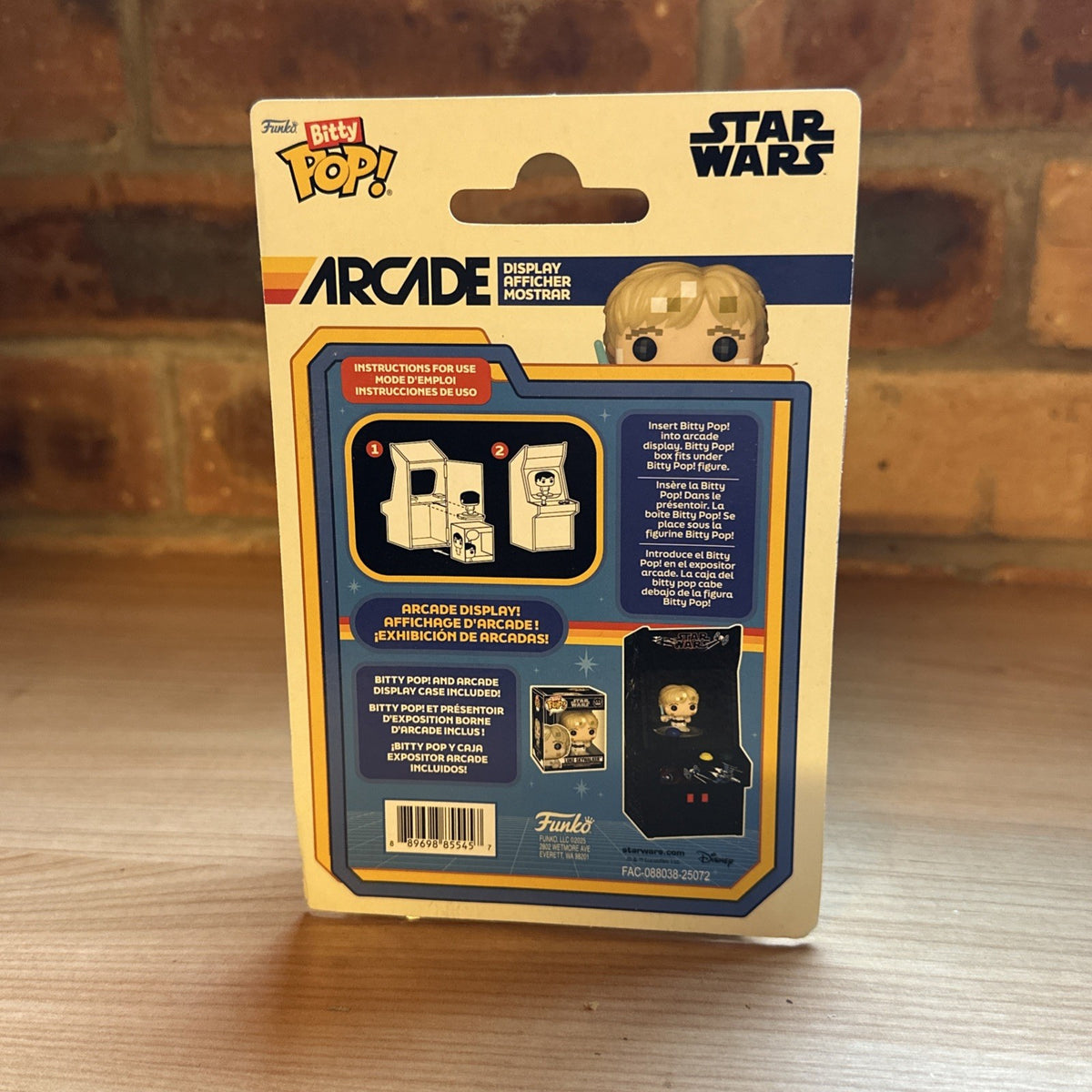 Funko Retro Star Wars Bitty POP! Arcade Vinyl Figure Luke Skywalker In Stk3