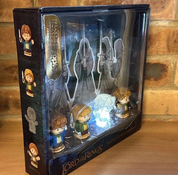 LORD OF RINGS Fisher Price Little People Collector WEATHERTOP SET LOTR Light Up
