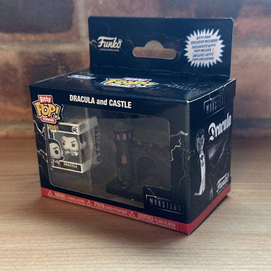 Funko Pop! Universal Monsters Dracula's Castle Dracula Bitty Pop! Town In Stock