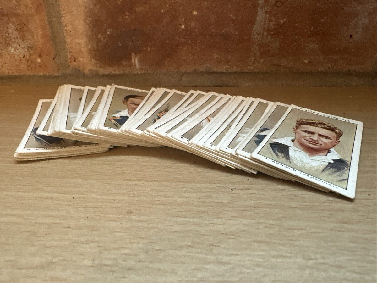 50 x Cricketers 1938 John Player & Sons Cigarette Cards - full set 1