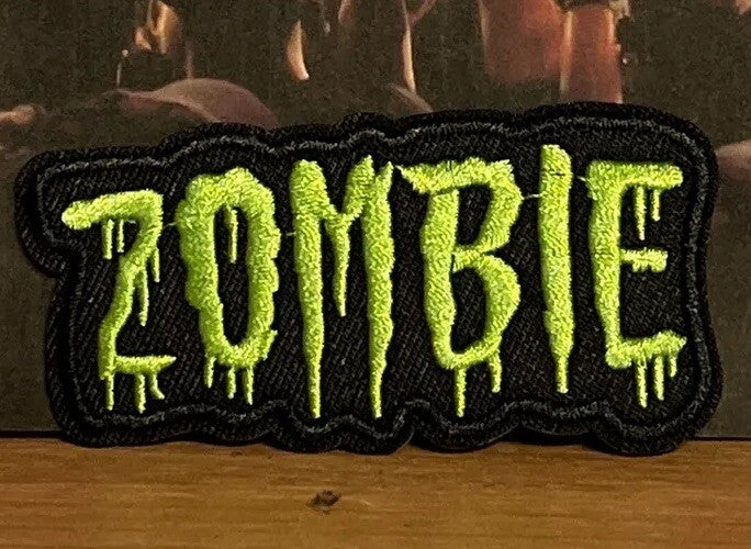 Zombie Metal Rock Band Sew Iron On Patch Music Badge Embroidered1