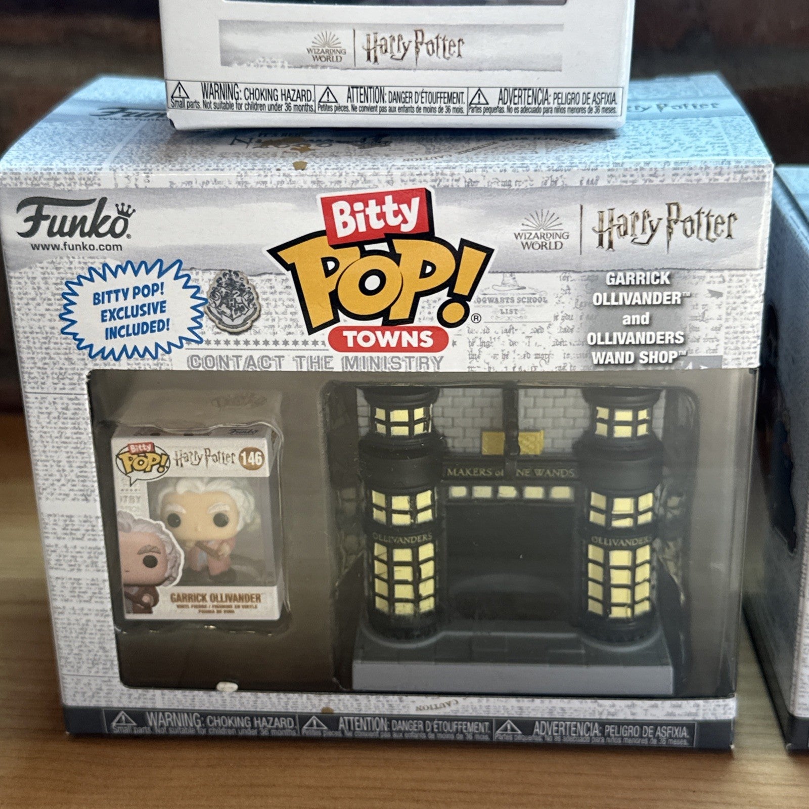 HARRY POTTER Funko Bitty Pop Gift Set HOGWARTS Train Olivander House + 2 Deluxe