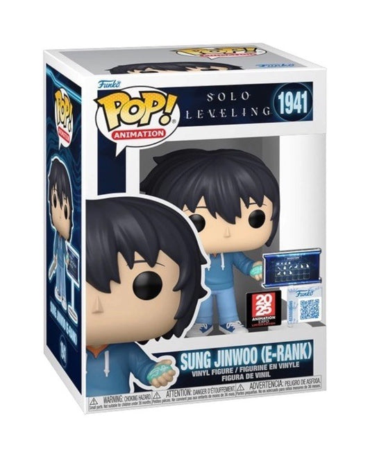 Solo Leveling Sung Jinwoo (E-Rank) Anime Expo Exc Funko Pop #1941 In Stk 2 Wks