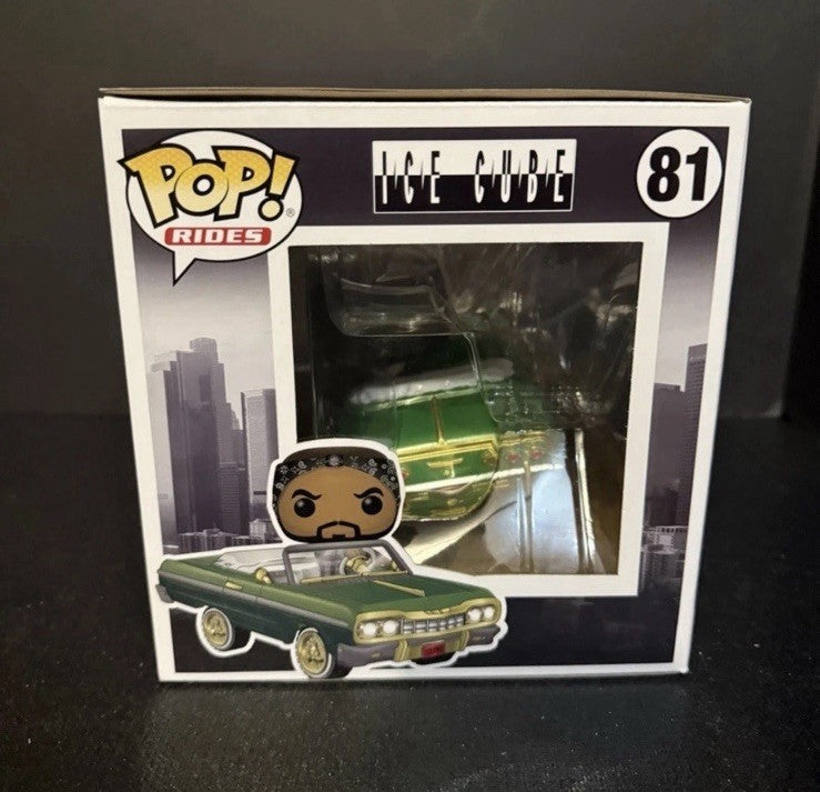 Ice Cube 1964 Chevy Impala Rap Hip Hop POP! Rides #81 Vinyl Funko Grail  