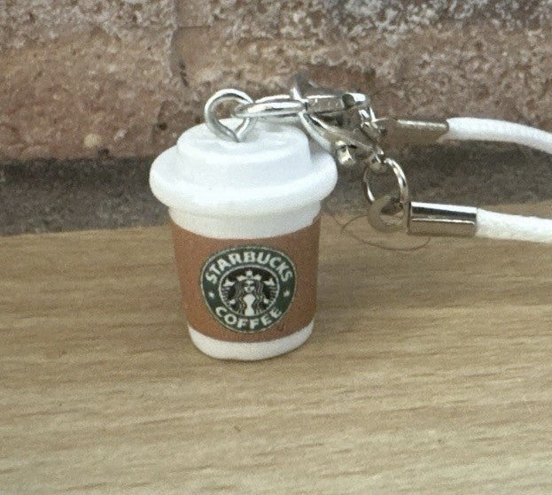 Mini Starbucks Coffee To Go Cup Keyring Doll Bag Charm Collectible Keychain1