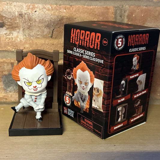 YuMe Hero Box Pennywise It Horror Classic Series 5 Blind Box Hidden Vinyl Figure0
