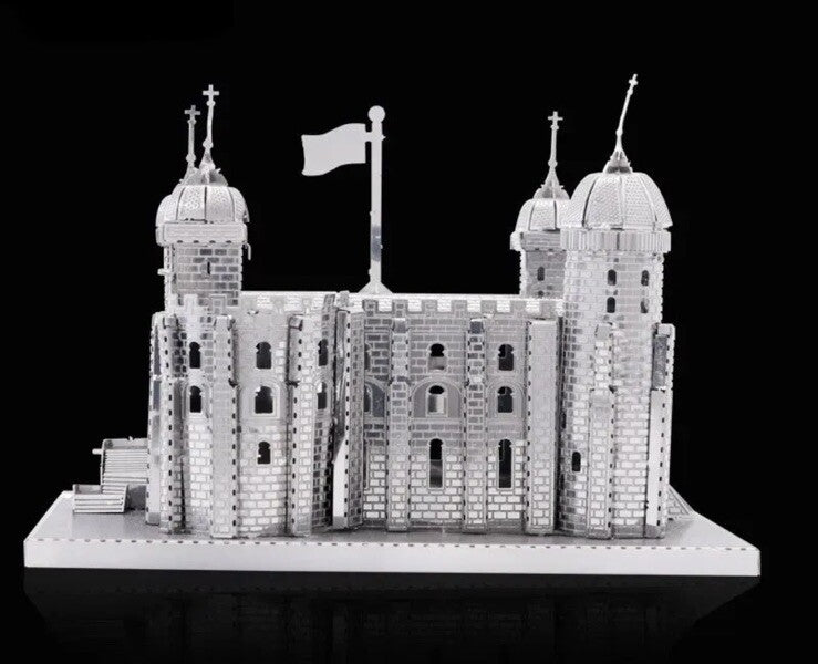 Metal Model Tower of London 3D Laser Cut Sheet Metal DIY Kit Hobby Gift 2
