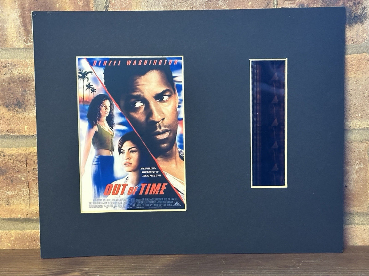 Out of Time Single Film Cell - 2/200 Movie Gift 8x10 Washington Mounted1