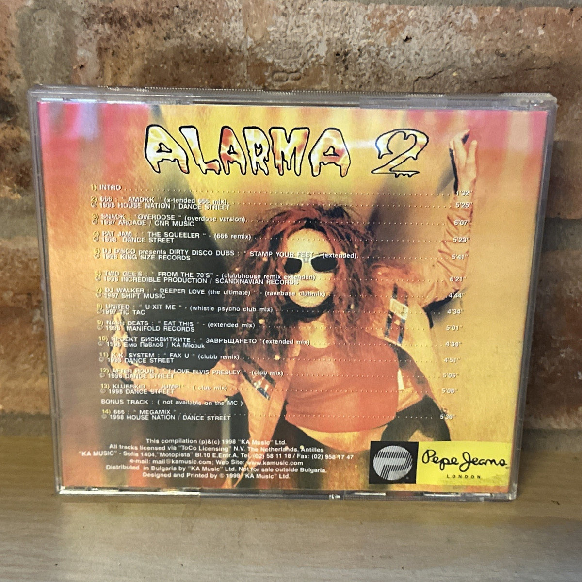 Alarma 2 Club Style 1998 Dj Special Cd Very Rare Remix Special1