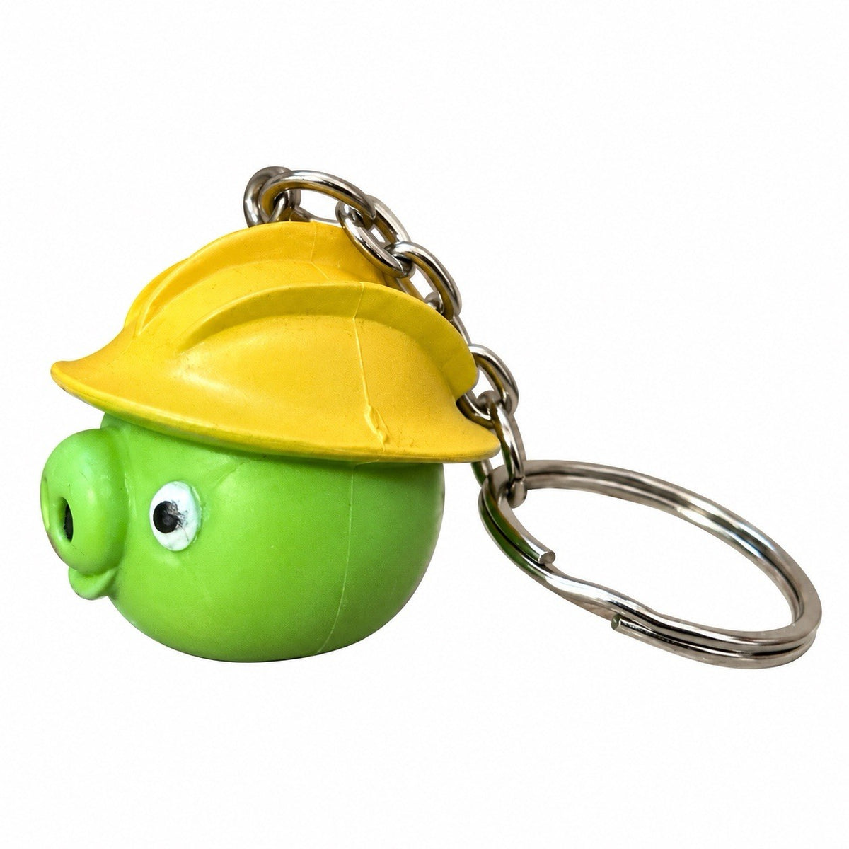 Angry Birds Worker Pig Piggie Key Ring  danglers Keychain charm PVC Movie Gift0