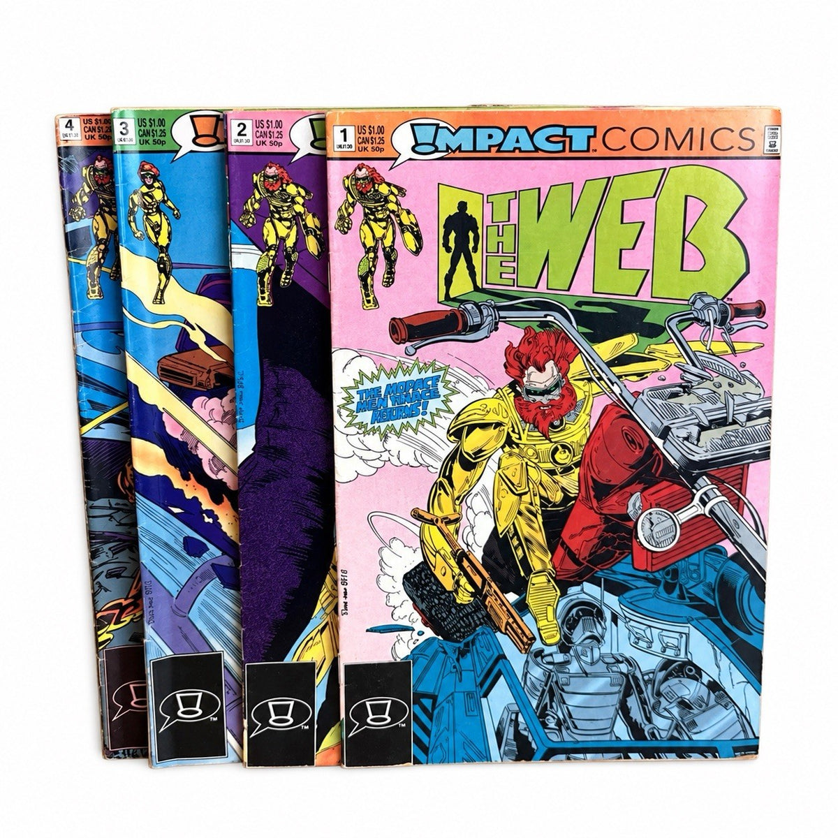 DC The Web Comic  No. 1 -4 First September 1991, DC Comics Great Cond0