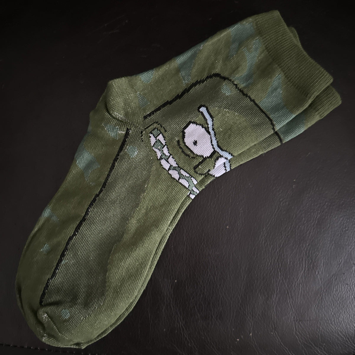 Rick And Morty Pickle Rick Socks One Size 4-10 Eu 37-45 Great Gift Uk Stock New2