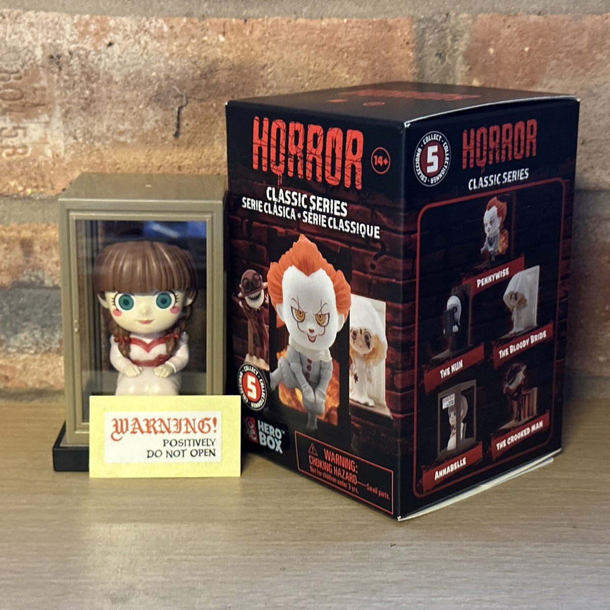 YuMe Hero Box Annabelle Horror Classic Series 5 Blind Box Hidden Vinyl Figure0