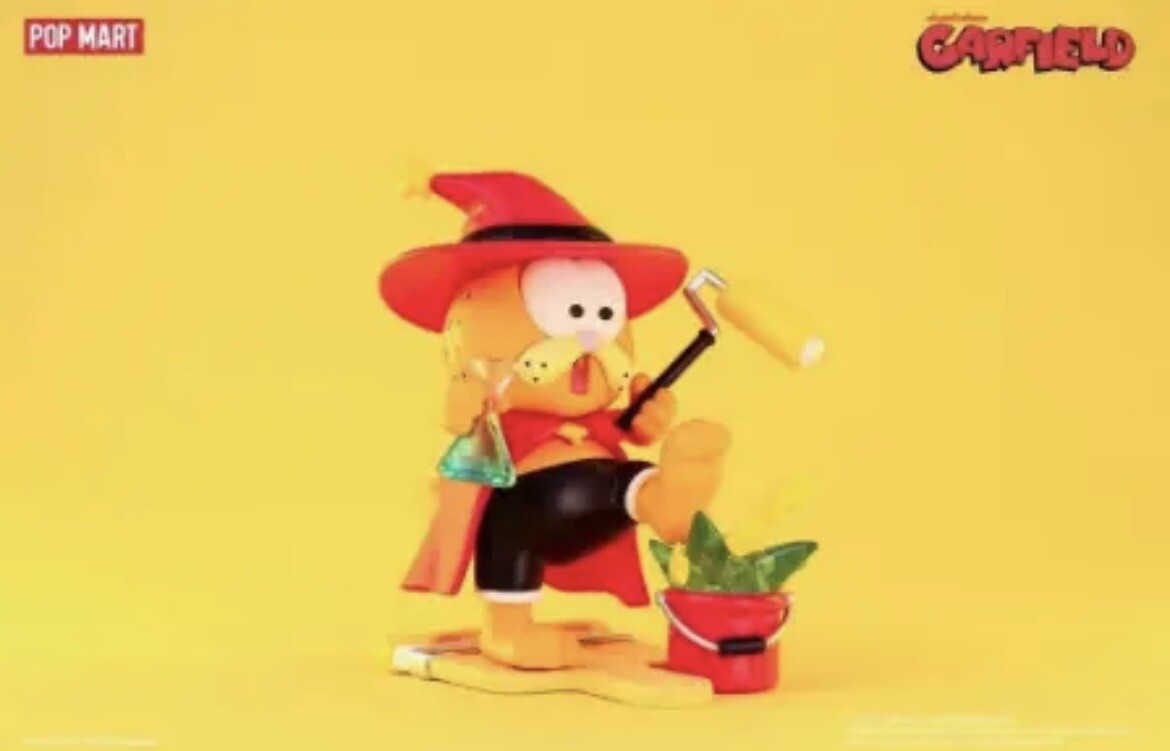 Popmart Garfield Magic Painter Daydream Series Movie Blind Box Figure Gift 0