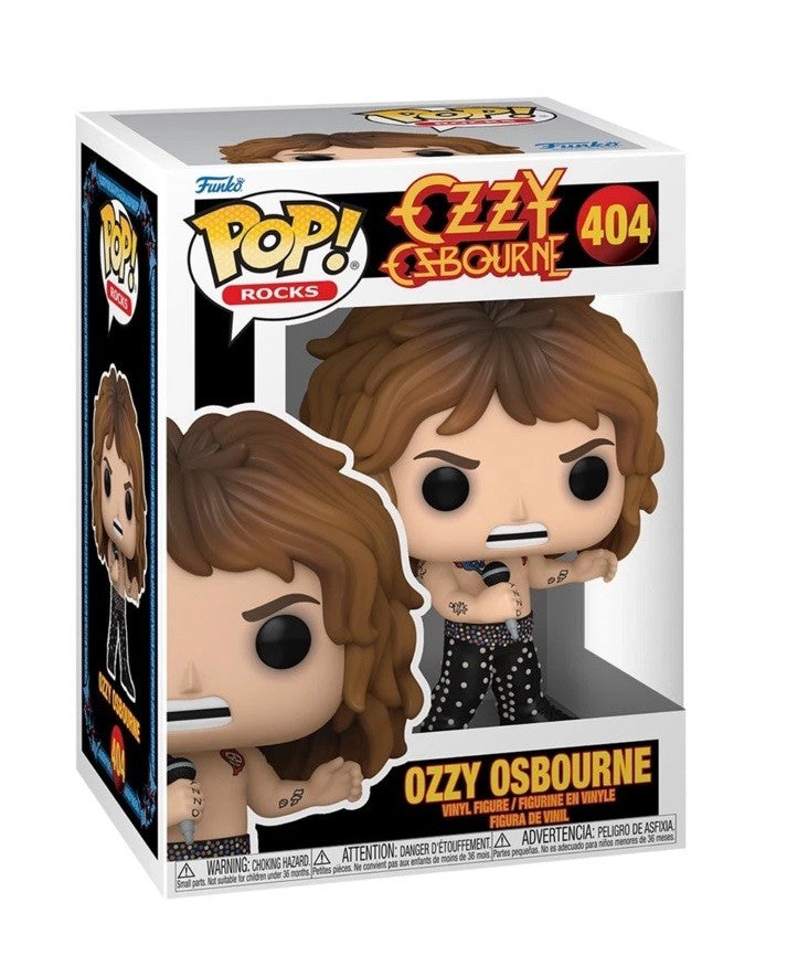 Funko Ozzy Osbourne Shirtless 1989 Rocks Figure! 404 w/ Pop Protector In Stk 2wk