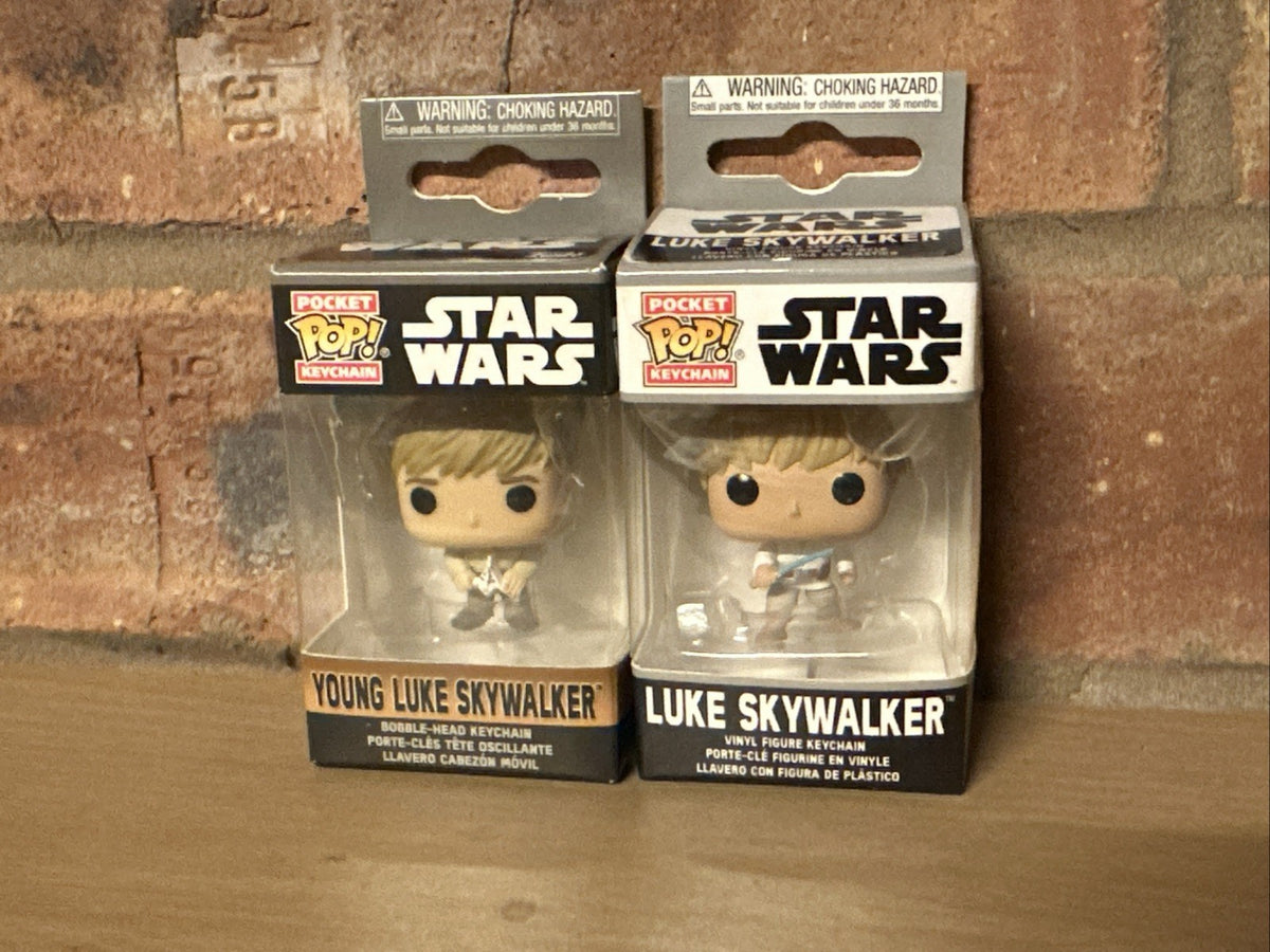 Funko Pocket Pop! 1.5" Vinyl Keychain Star Wars: Luke & Young Luke Skywalker0