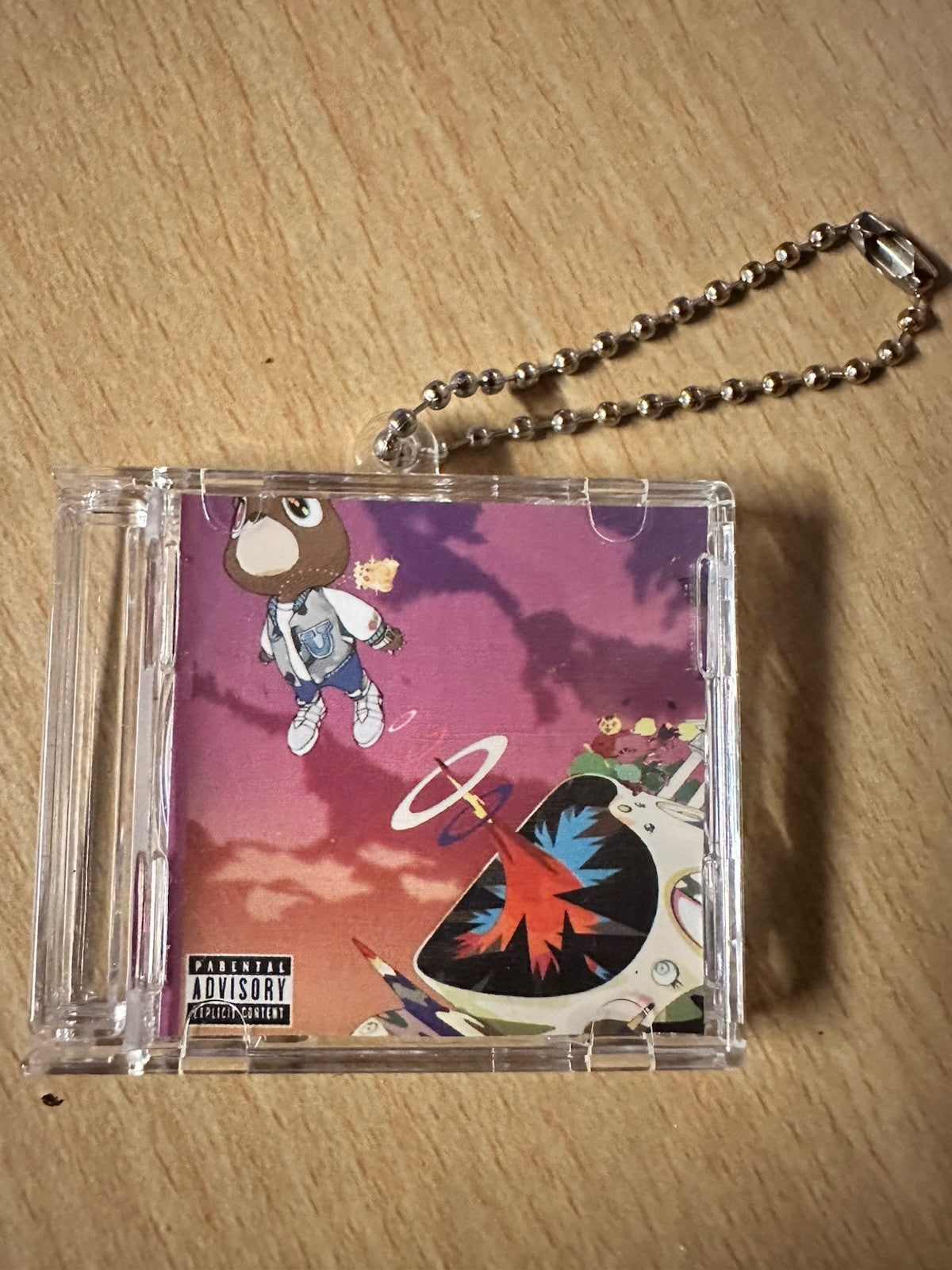 Kanye West Graduation Ltd CD Keyring Pendant No Cd Keychain Gift