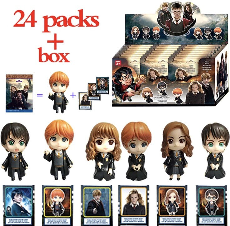 Harry Potter Mini Figures 1x Blind Bag 8-10cm + 3 Cards Party Gift bags2