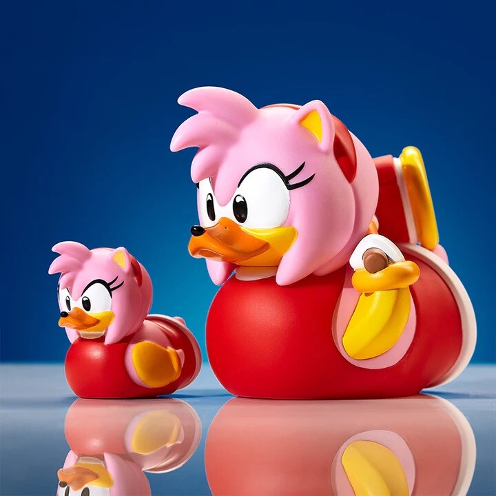 TUBBZ Mini Sonic The Hedgehog Amy Rose 1st Edition Duck Figure Collectible5