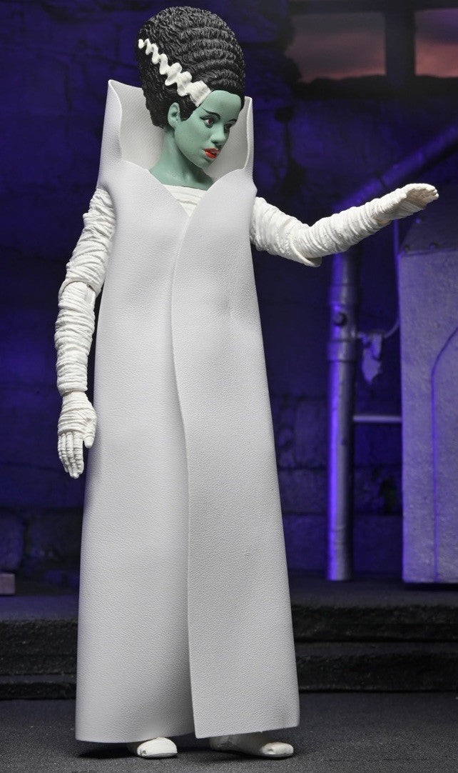 Neca RETRO GLOW BRIDE OF FRANKENSTEIN 7” SCALE ACTION FIGURE 2025 CON EXC In Stk5