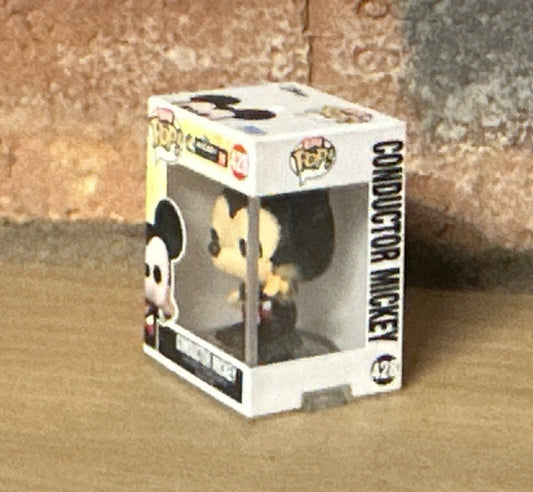 Funko Bitty Pop Disney Mickey Conductor Mickey # 428 1/3 Chase Rare (0.9-inches 0