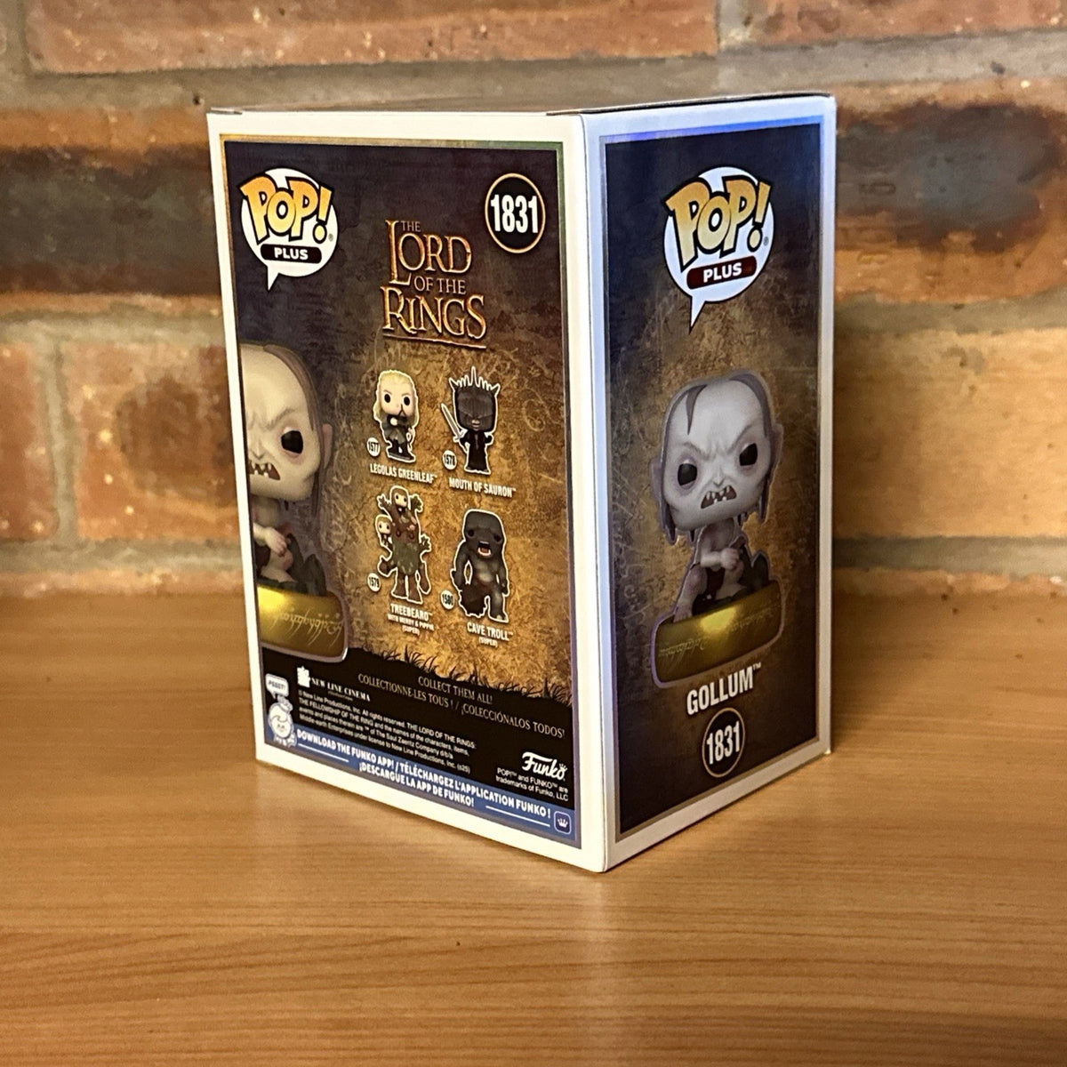The Lord of The Rings Gollum GLOW #1831 Funko Pop! w/ Protector In Stock Gift2