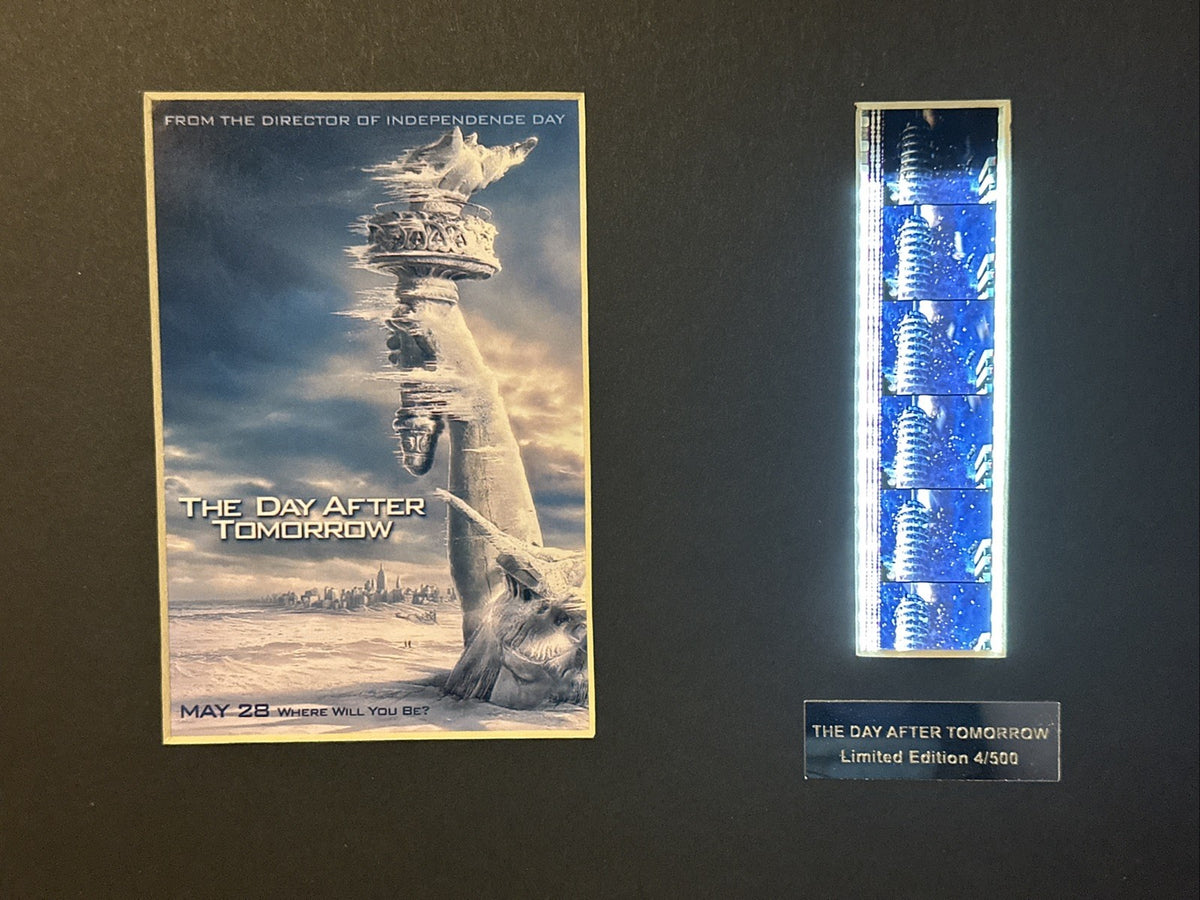 Day After Tomorrow Mounted Film Cell Display Action Movie 4 Of 200 8x10 COA2