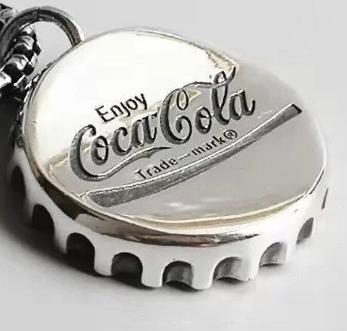 coca cola coke ‘never Give Up Your Dreams’ keyring figure fizzy drink Bottle Cap0