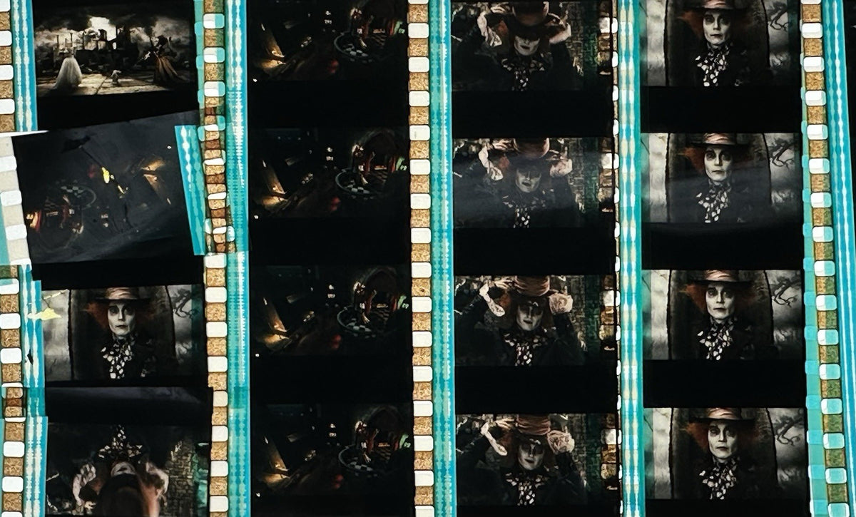 Alice In Wonderland, 35mm Film Cell Bundle, 25x Cells, Tim Burton Johnny Depp1