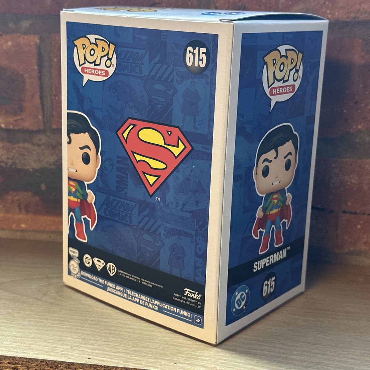 Funko Pop! Superman GLOW Kryptonite #615 Exclusive Vinyl Super Hero Ltd Ed6