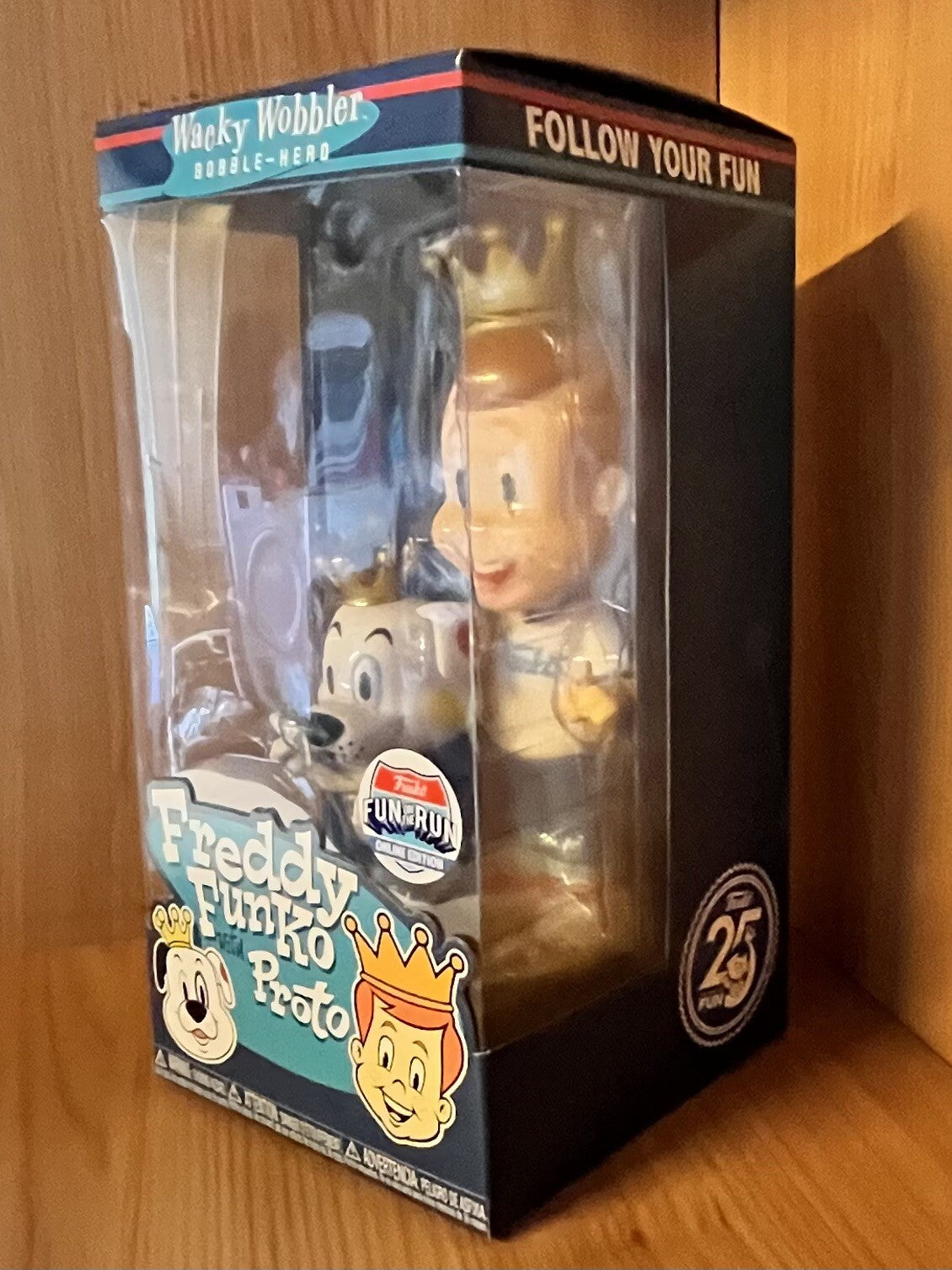 FUNKO WACKY WOBBLER! FREDDY & PROTO EXCLUSIVE FUN ON THE RUn Vinyl Figure Gift2
