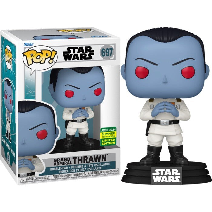 Funko SDCC Pop Grand Admiral Thrawn Ak￼soka Star Wars 24 Exclusive Ltd Ed5