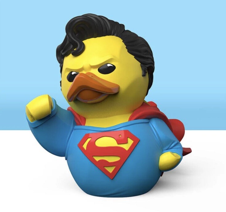 superman TUBBZ Boxed Edition DC Comics  Official Collectible Duck movie summer6