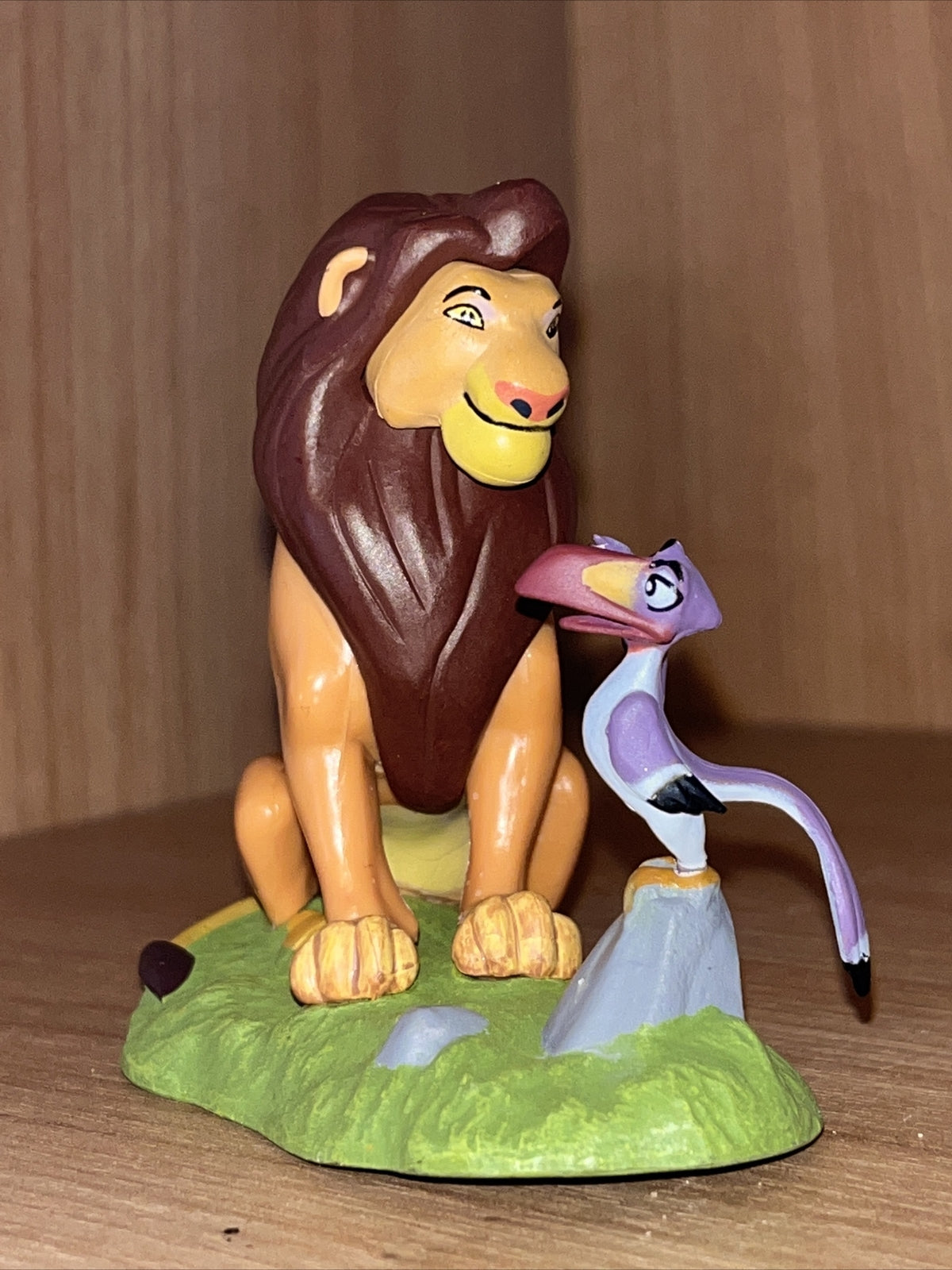 Disney The Lion King SIMBA & ZAZU 8cm Models Mufasa Action Simba Figures Vintage2