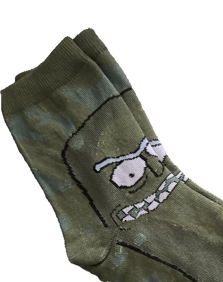 Rick And Morty Pickle Rick Socks One Size 4-10 Eu 37-45 Great Gift Uk Stock New1