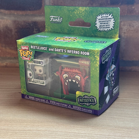 Funko Bitty Pop Town Beetlejuice And Dante’s Inferno Bittyverse Horror In Stk