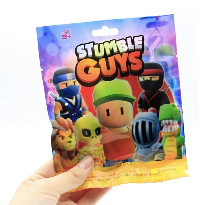 3x Stumble Fall Guys Action Mystery Figure Packs Blind Bag Gift Party Bags0