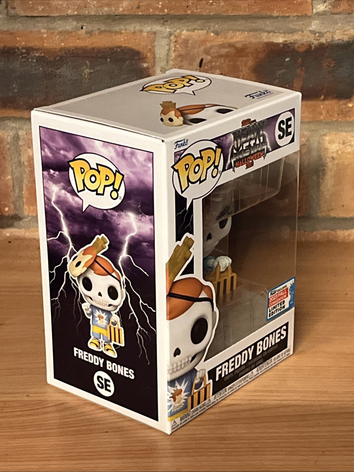 Funko Pop! Freddy Bones with Mask Funko NYCC 2023 Exclusive Halloween Exc1