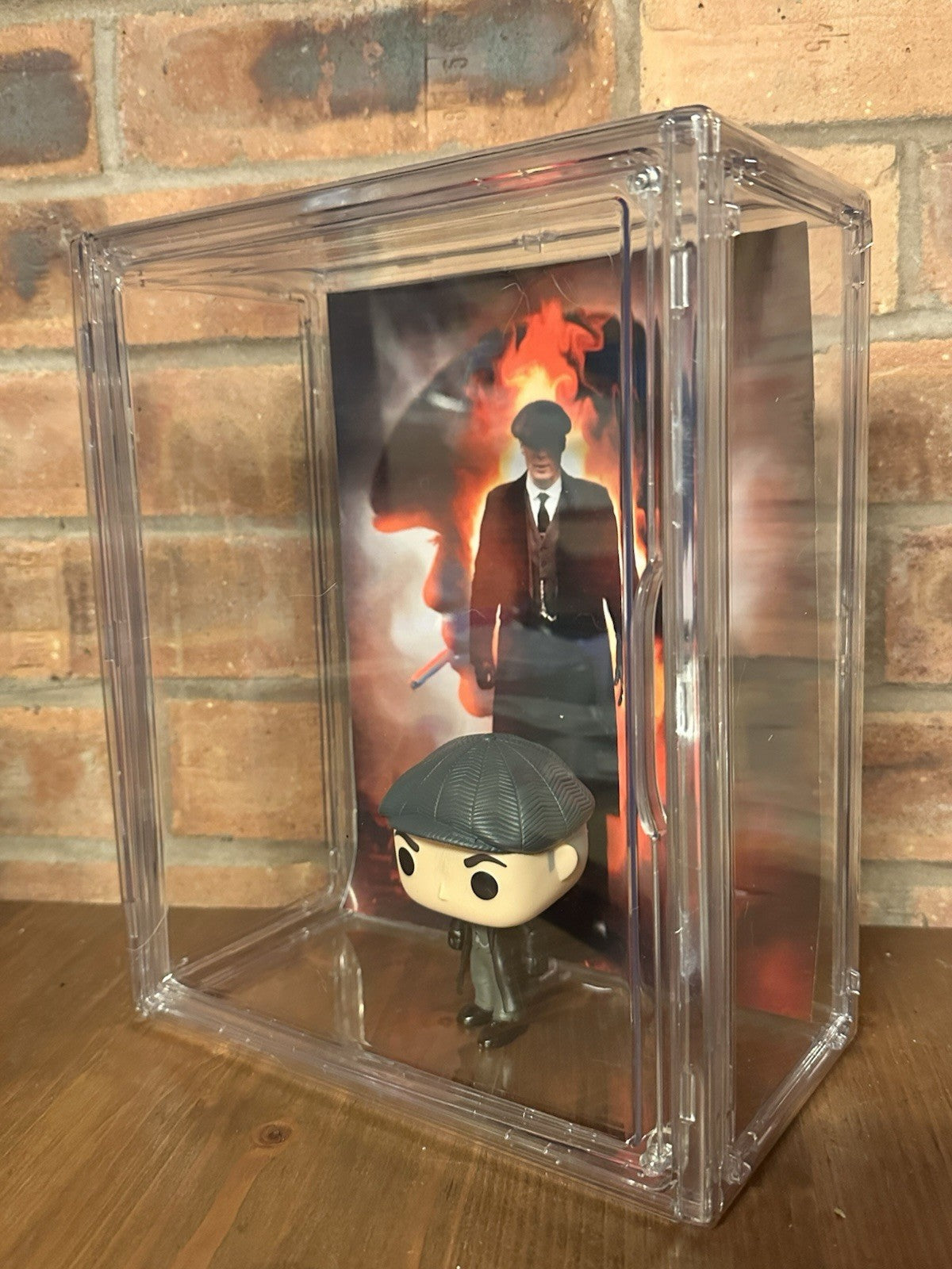 Custom Peaky Blinders Thomas Tommy Shelby Figure & Hard Display Case Movie1