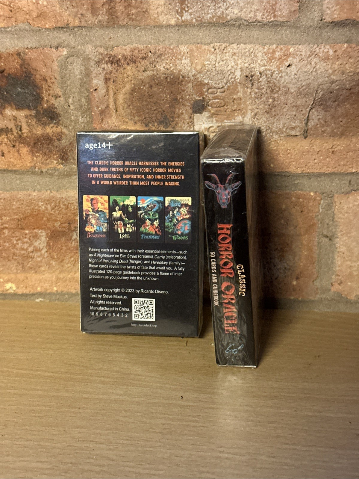 2023 Classic Horror Oracle Ricardo Diseno 50 Cards & Guidebook Sealed2