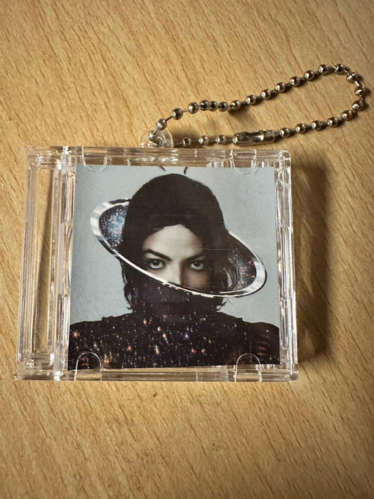 Xscae Michael Jackson Ltd Ed Cd Keyring No Cd Keychain Gift Pop King
