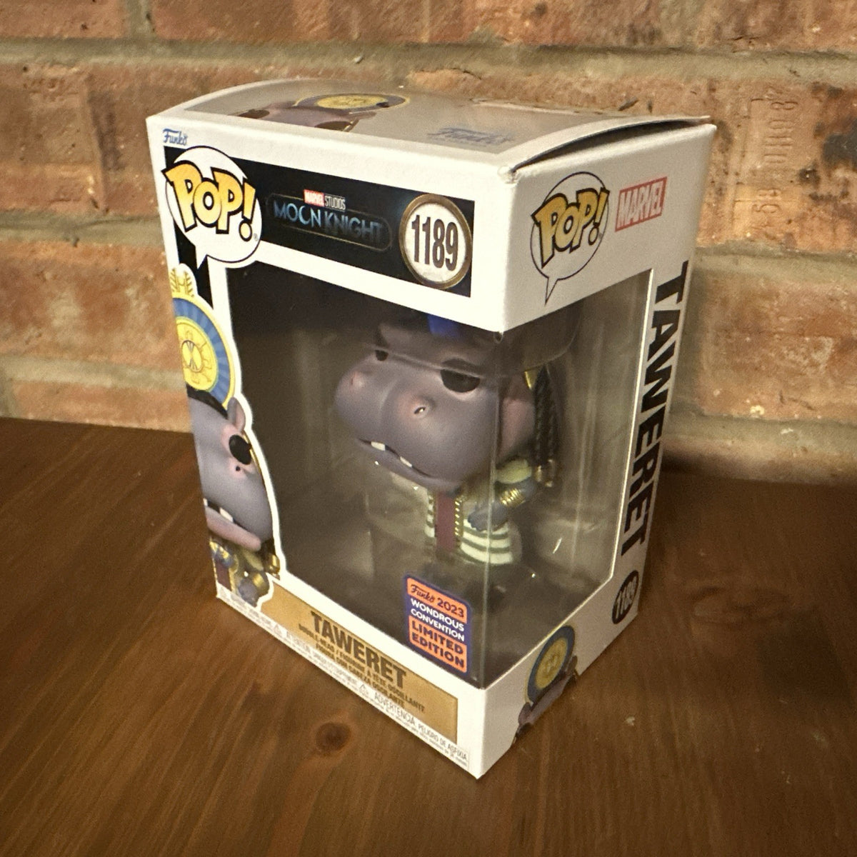 Funko Pop! Taweret #1189 Wonder Con 2023, Moon Knight, Disney Marvel Comics0