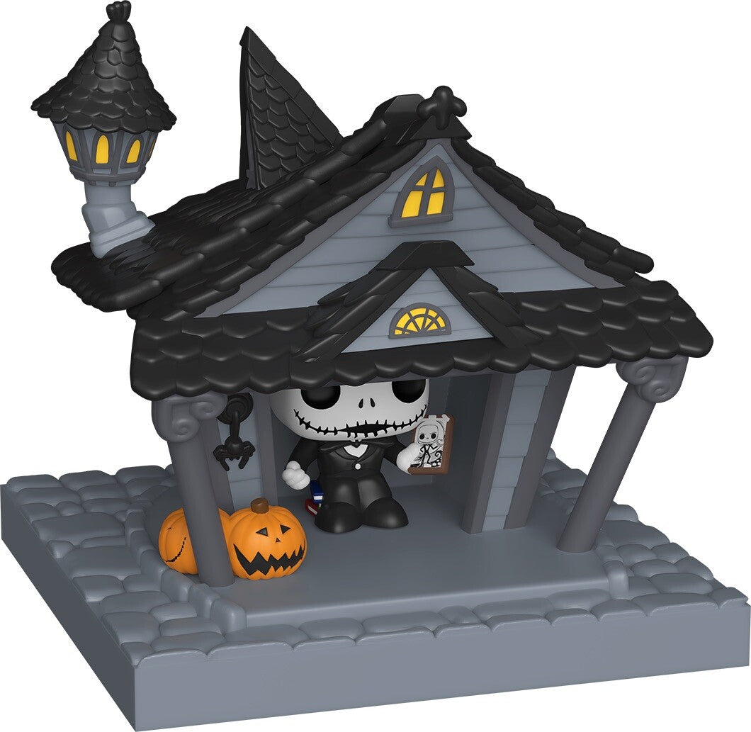 BITTY POP TOWN JACK SKELLINGTON & JACK'S HOUSE Nightmare Before Xmas NBC5