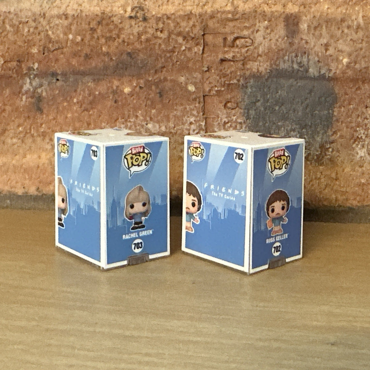 Funko Bitty Pop Friends TV Series 1980s Rachel Green #703 And Ross Geller 7021
