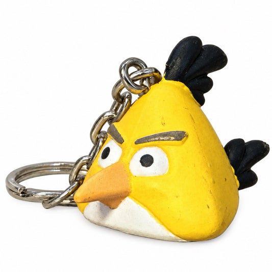 Angry Birds Canary Pig Key Ring  danglers Keychain charm PVC Movie Gift0