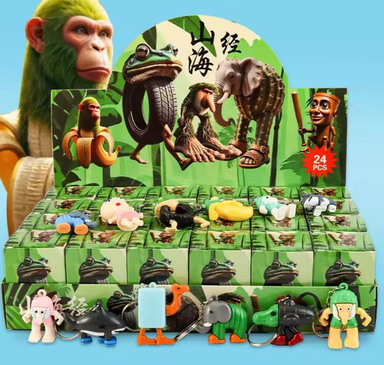 4 X Pack Of NEW Italian Brainrot Tung Sahur Figure Toy Tralalero Tralala Figures